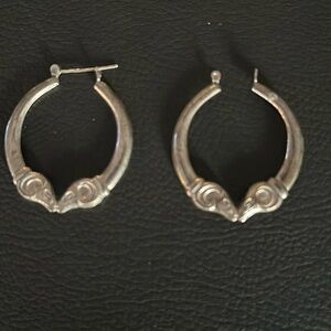 Vintage Silver 925 Rams Head Earrings